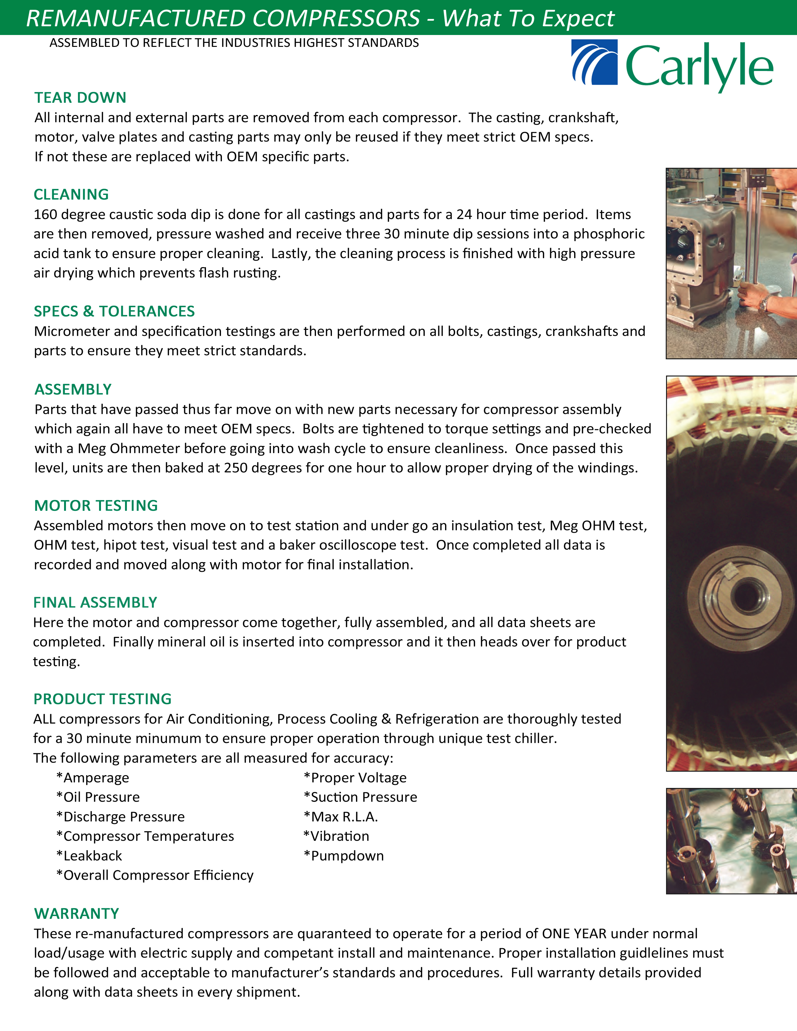 Carlyle 06E Re-Manufactured Semi-Hermetic Reciprocating Compressor